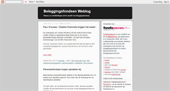 Desktop Screenshot of beleggingsfondsen.blogspot.com