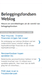 Mobile Screenshot of beleggingsfondsen.blogspot.com
