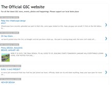 Tablet Screenshot of officialgsc.blogspot.com