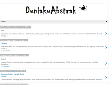 Tablet Screenshot of duniakuabstrak.blogspot.com