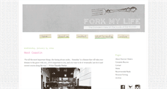 Desktop Screenshot of forkmylife.blogspot.com