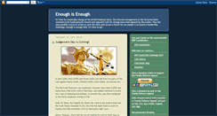 Desktop Screenshot of enoughisenoughnick.blogspot.com