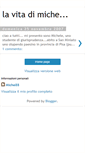 Mobile Screenshot of lavitadimiche.blogspot.com