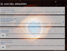 Tablet Screenshot of elojodelarquero.blogspot.com