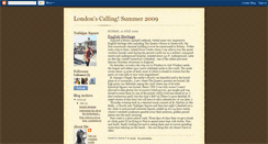 Desktop Screenshot of londontownsummer2009.blogspot.com