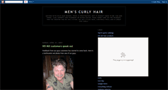 Desktop Screenshot of menscurlyhair.blogspot.com