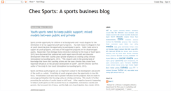 Desktop Screenshot of chexsportsbiz.blogspot.com