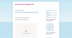 Desktop Screenshot of earthunseen.blogspot.com