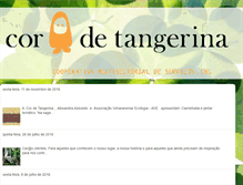 Tablet Screenshot of cor-de-tangerina.blogspot.com