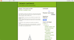 Desktop Screenshot of cromoscantinhos.blogspot.com