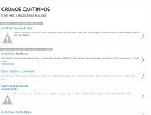 Tablet Screenshot of cromoscantinhos.blogspot.com