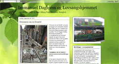 Desktop Screenshot of lovsangshjemmet.blogspot.com