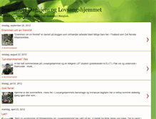 Tablet Screenshot of lovsangshjemmet.blogspot.com