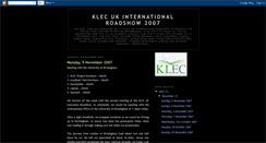 Desktop Screenshot of klec-uktrip.blogspot.com