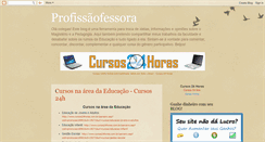 Desktop Screenshot of profissaofessora.blogspot.com