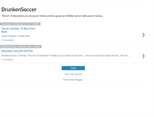 Tablet Screenshot of drunkensoccer2.blogspot.com