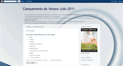 Desktop Screenshot of campamentoveranolaspalmas.blogspot.com