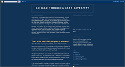 Desktop Screenshot of gomadthinking.blogspot.com