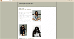 Desktop Screenshot of photo-femme-sexy.blogspot.com