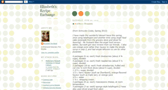 Desktop Screenshot of elizabethsrecipeexchange.blogspot.com