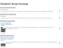 Tablet Screenshot of elizabethsrecipeexchange.blogspot.com