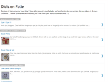 Tablet Screenshot of didis-en-folie.blogspot.com