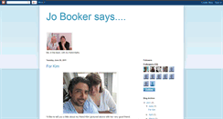 Desktop Screenshot of jobookersays.blogspot.com