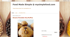 Desktop Screenshot of foodmadesimple.blogspot.com