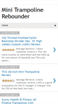 Mobile Screenshot of mini-trampoline-rebounder.blogspot.com