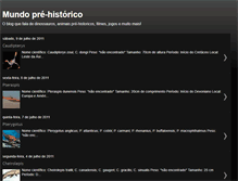 Tablet Screenshot of mundodinossaur.blogspot.com