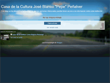 Tablet Screenshot of casadelaculturajoseblancopepe.blogspot.com
