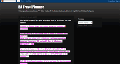 Desktop Screenshot of batravelplanner.blogspot.com