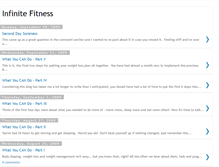 Tablet Screenshot of infinitefit.blogspot.com