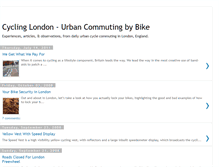 Tablet Screenshot of cycling-london.blogspot.com