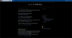 Desktop Screenshot of photos-by-aj.blogspot.com