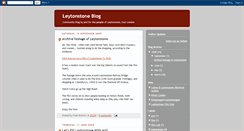 Desktop Screenshot of leytonstoneblog.blogspot.com