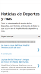 Mobile Screenshot of deportemasymas.blogspot.com