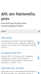 Mobile Screenshot of nationellaprov.blogspot.com