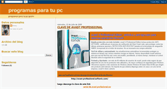 Desktop Screenshot of programasdepcgratis.blogspot.com