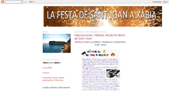 Desktop Screenshot of festadesantjoanaxabia.blogspot.com