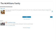 Tablet Screenshot of mcwilliamsfamilyx4.blogspot.com