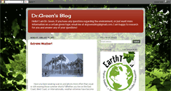 Desktop Screenshot of drgreensblog.blogspot.com