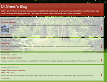 Tablet Screenshot of drgreensblog.blogspot.com