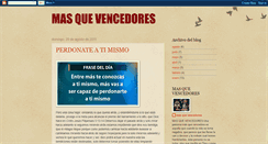 Desktop Screenshot of blogmasquevencedores.blogspot.com