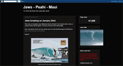 Desktop Screenshot of jaws-maui.blogspot.com