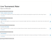 Tablet Screenshot of livetournamentpoker.blogspot.com