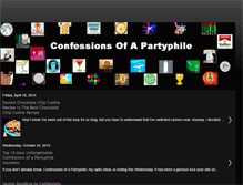 Tablet Screenshot of confessionsofapartyphile.blogspot.com