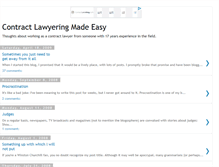 Tablet Screenshot of contractlawyeringmadeeasy.blogspot.com