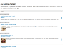 Tablet Screenshot of meubles-maison.blogspot.com