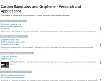 Tablet Screenshot of carbon-nanotubes.blogspot.com